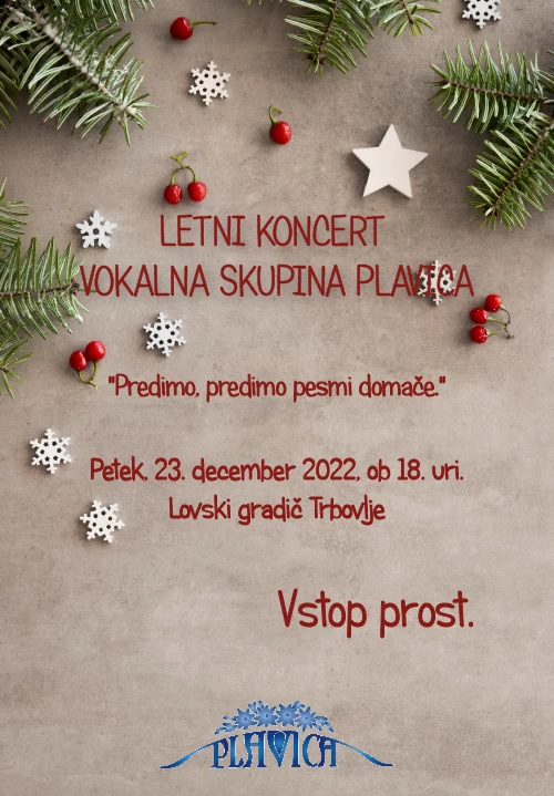 Letni koncert Vokalne skupine Plavica
