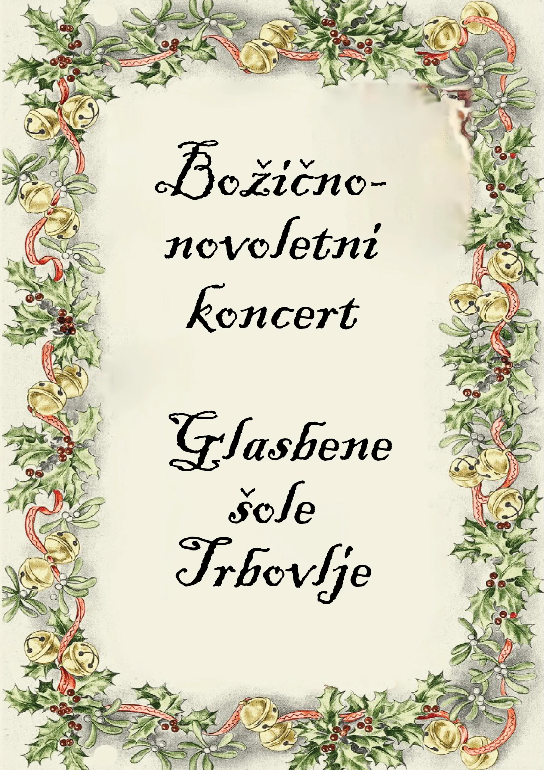 Božično-novoletni koncert Glasbene šole Trbovlje