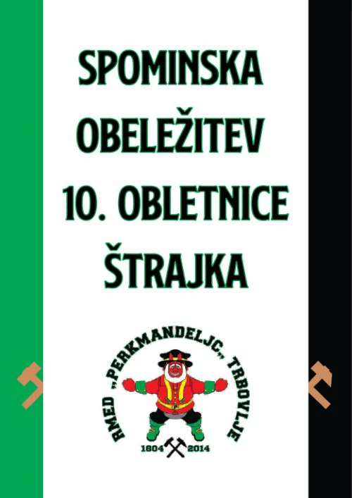 Spominska obeležitev 10. obletnice štrajka