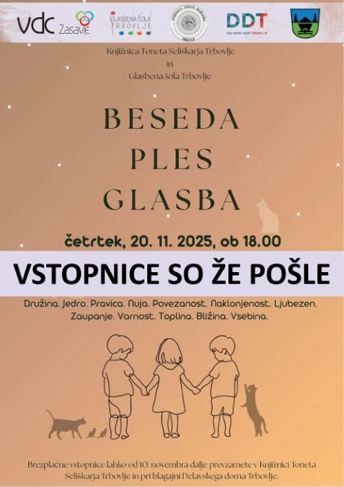 Beseda, ples, glasba