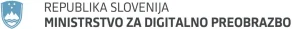 logotip Ministrstva RS za digitalno preobrazbo
