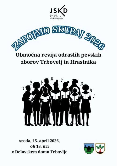 Zapojmo skupaj 2025: območna revija odraslih pevskih zborov Trbovelj in Hrastnika