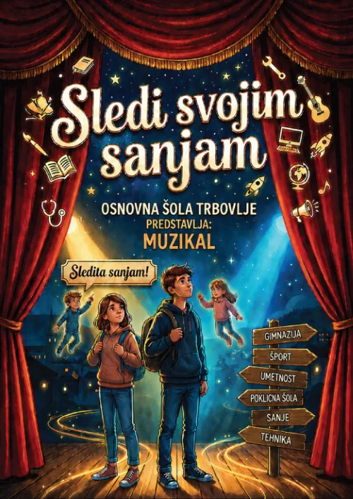Muzikal OŠ Trbovlje: Sledi svojim sanjam