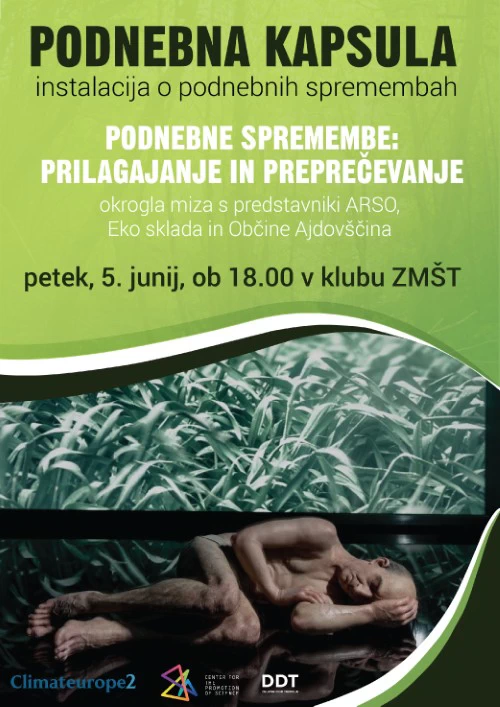 Instalacija Podnebna kapsula in okrogla miza
